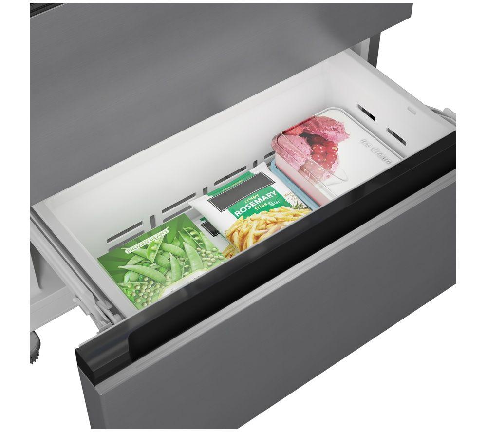 BEKO HarvestFresh AeroFlow GNE48510DVPX American-Style Fridge Freezer - Brushed Steel image number 17 of 26