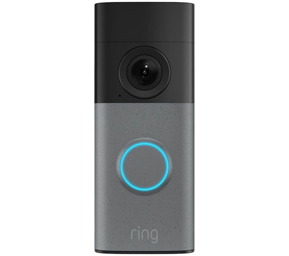 RING Wired Retinal 2K Video Doorbell - Speckled Grey