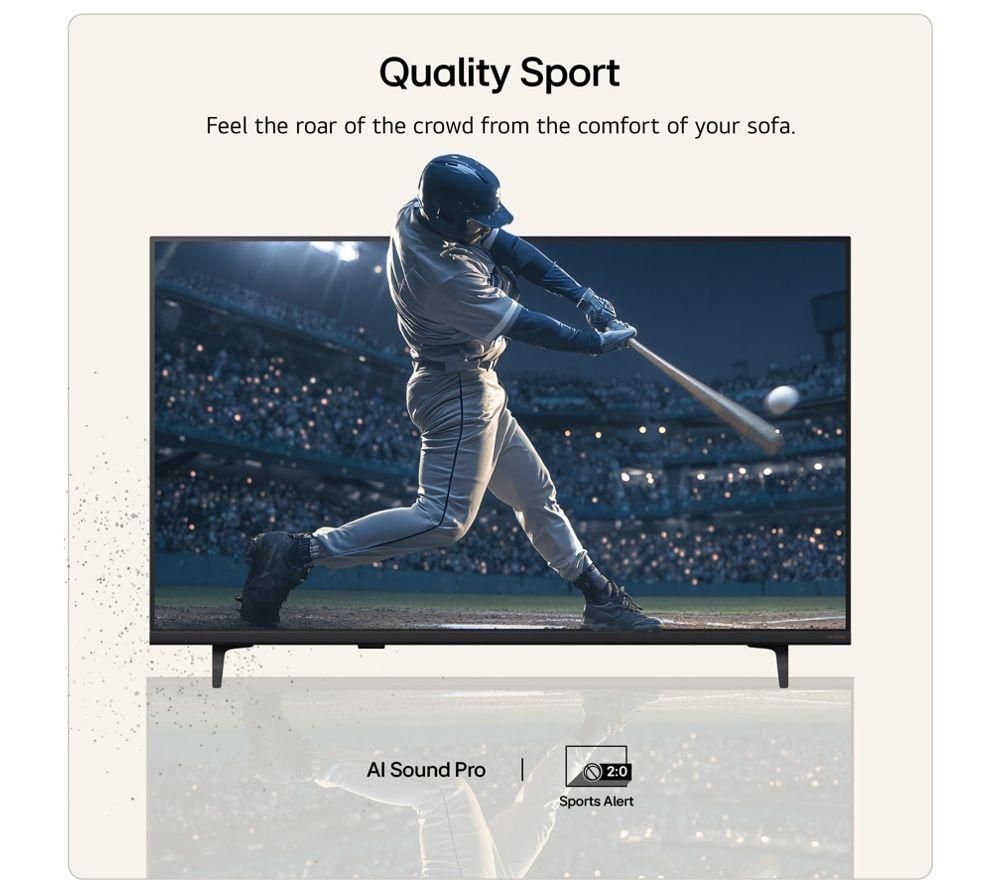 LG QNED72 43" QNED AI 4K HDR Smart TV 2026 - 43QNED72B6B image number 4 of 13