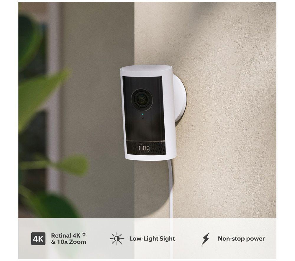 RING Outdoor Cam Pro Plug-In Retinal 4K WiFi Security Camera - Black image number 4 of 6