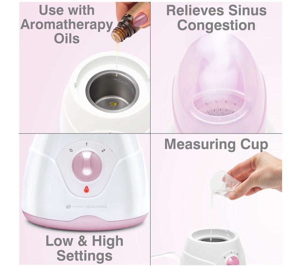 RIO Facial Sauna & Steam Inhaler - Pink image number 5 of 5