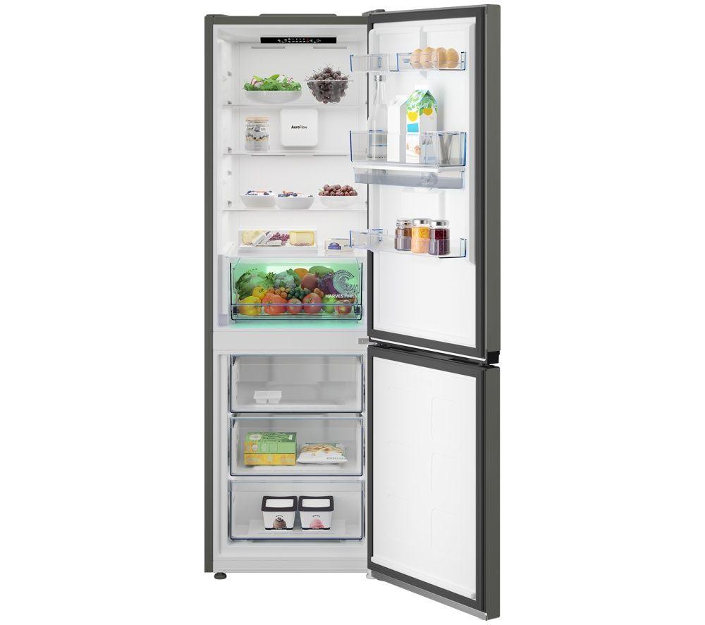 BEKO HarvestFresh AeroFlow CNA4686DVG 60/40 Fridge Freezer - Grey image number 3 of 13