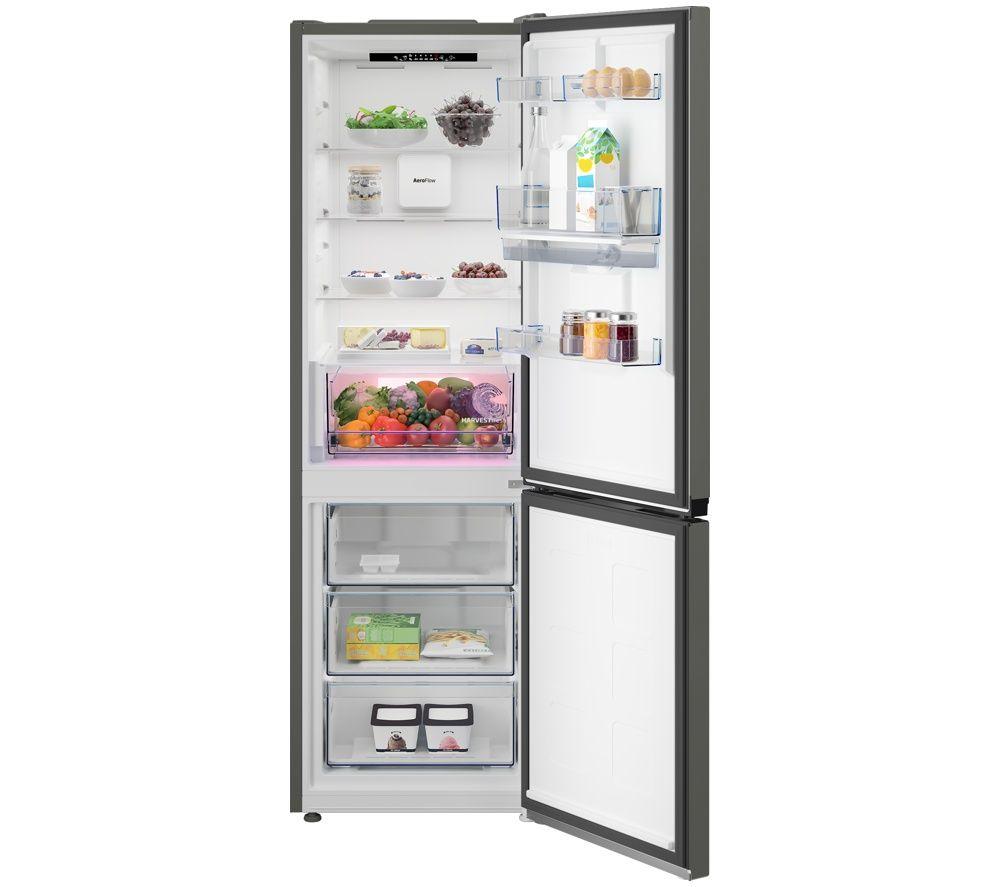 BEKO HarvestFresh AeroFlow CNA4686DVG 60/40 Fridge Freezer - Grey image number 4 of 13