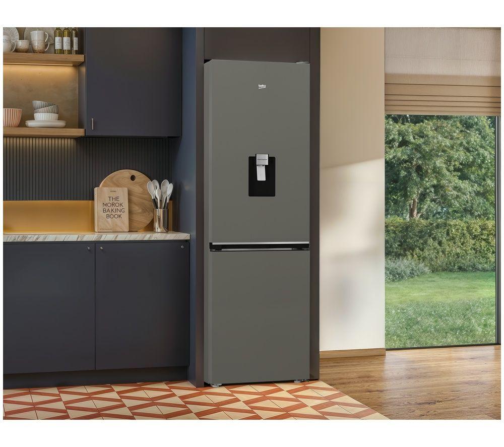 BEKO HarvestFresh AeroFlow CNA4686DVG 60/40 Fridge Freezer - Grey image number 13 of 13