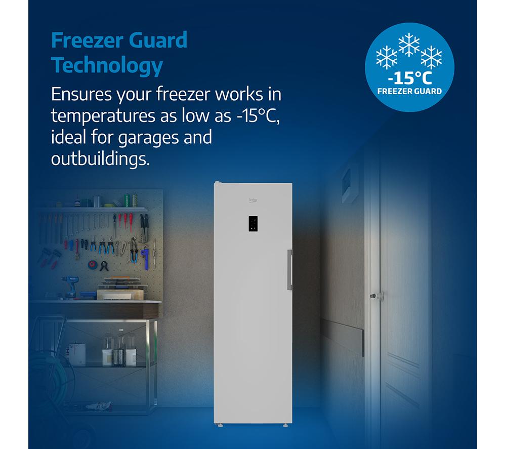 BEKO HarvestFresh AeroFlow CNA4686DVG 60/40 Fridge Freezer - Grey image number 17 of 22