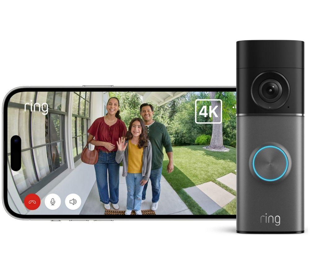 RING Wired Retinal 4K Video Doorbell Pro (Newest Gen) - Deep Silver image number 3 of 6