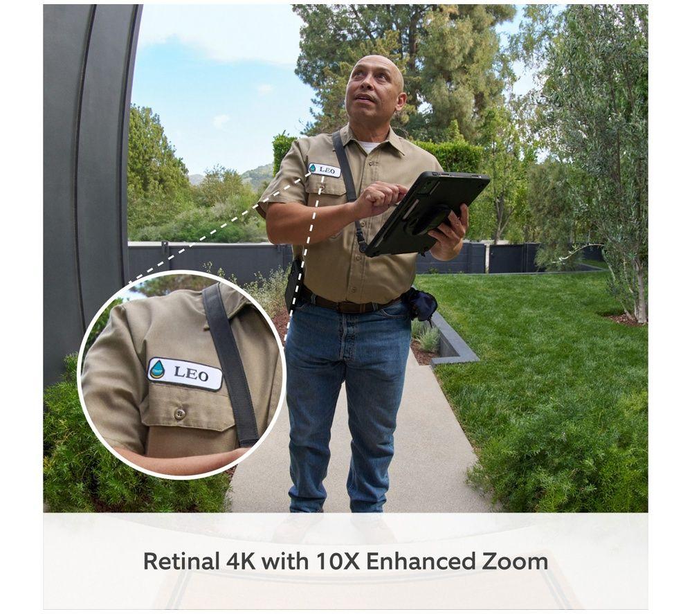 RING Wired Retinal 4K Video Doorbell Pro (Newest Gen) - Deep Silver image number 4 of 6