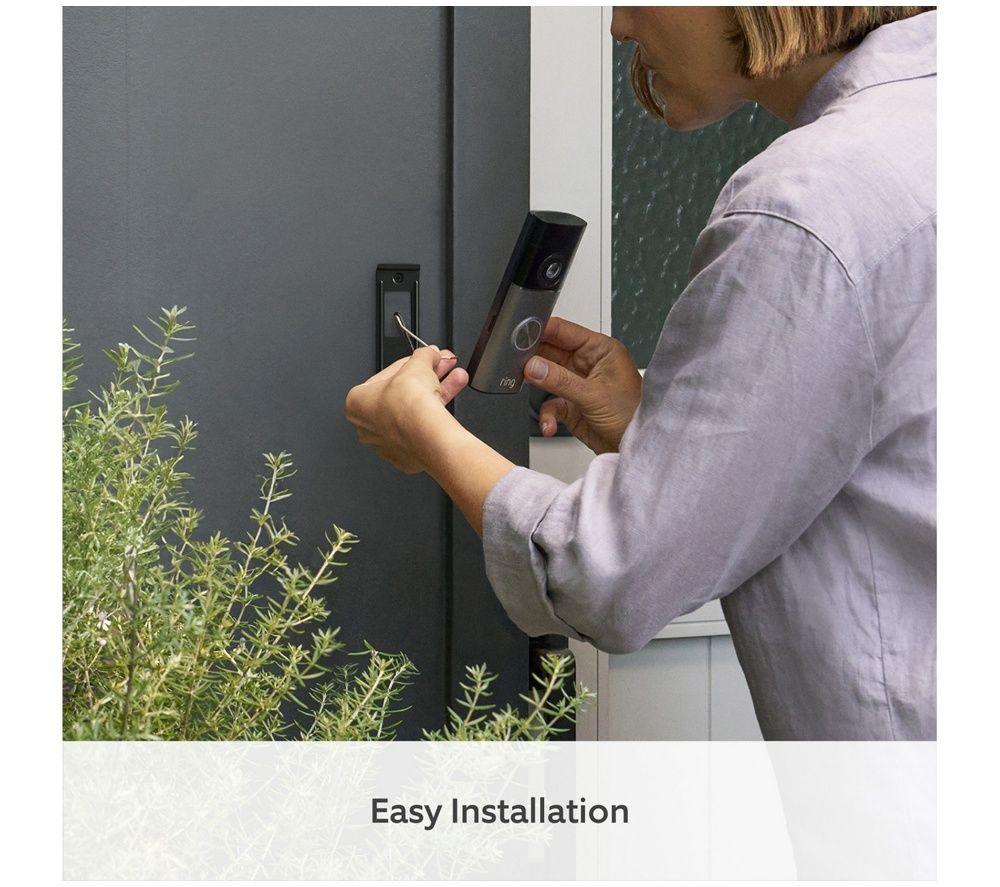 RING Wired Retinal 4K Video Doorbell Pro (Newest Gen) - Deep Silver image number 5 of 6