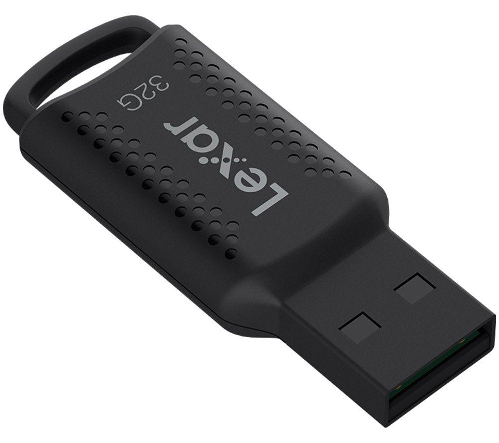 LEXAR Lexar V400 JumpDrive USB 3.0 Memory Stick - 32 GB, Black image number 3 of 4