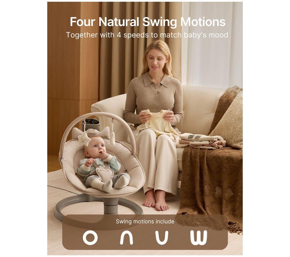MOMCOZY 2-in-1 Electric Baby Swing image number 7 of 8
