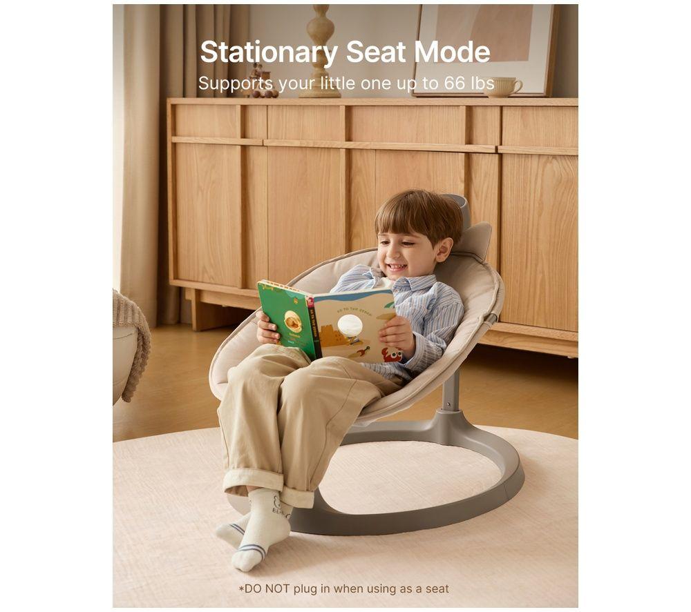 MOMCOZY 2-in-1 Electric Baby Swing image number 8 of 8