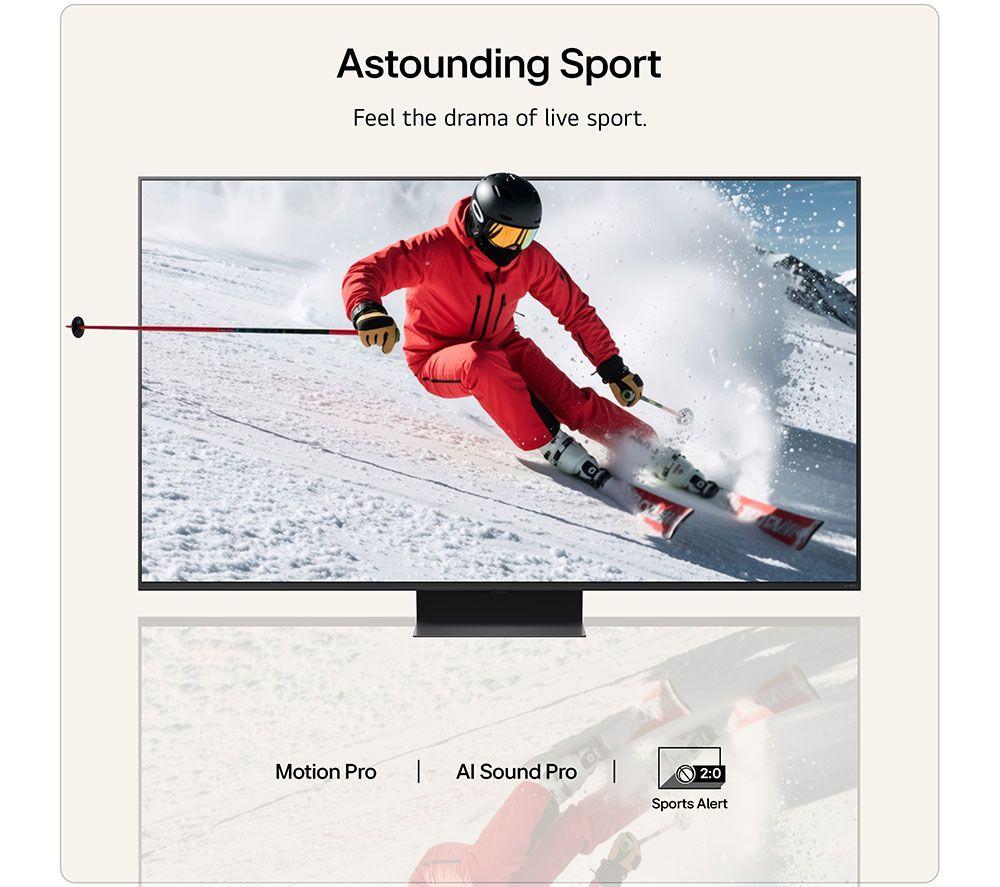 LG QNED86 65" QNED AI Mini LED 4K HDR Smart TV 2026 - 65QNED86B6B image number 10 of 12