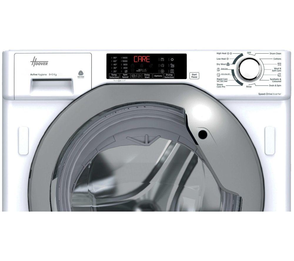 HOOVER H-Wash & Dry 300 Pro HBDS 4854DMS5-80 Integrated 8 kg Washer Dryer image number 5 of 5