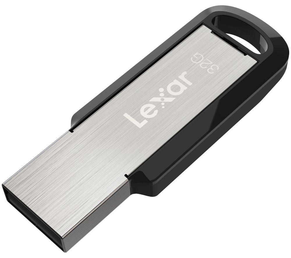 Lexar Jumpdrive M400 Usb 3.0 Memory Stick - 32 Gb, Silver, Silver/Grey
