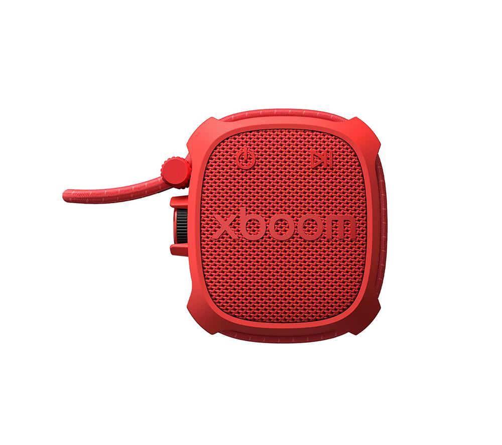 Lg Xboom Rock Portable Bluetooth Speaker - Red, Red