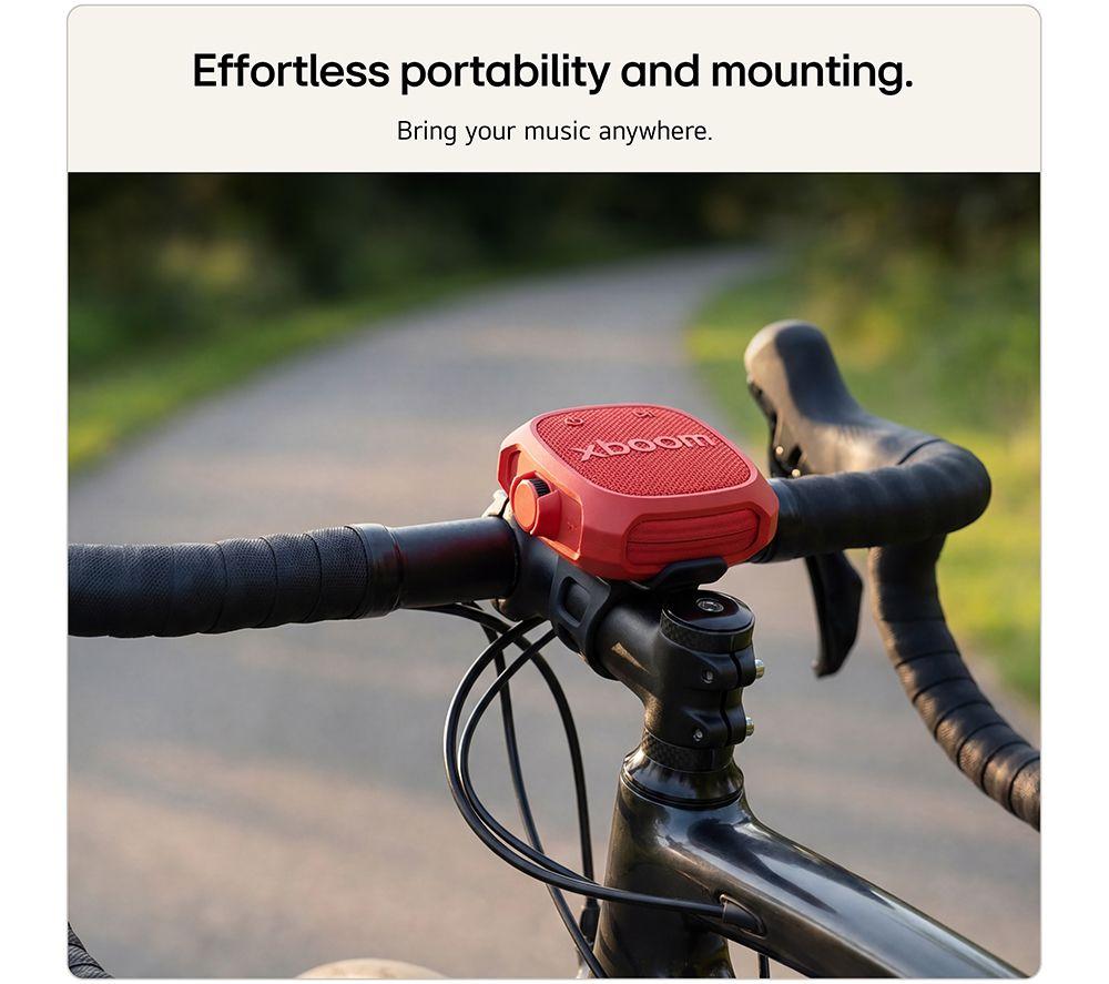 LG xboom Rock Portable Bluetooth Speaker - Red image number 3 of 15