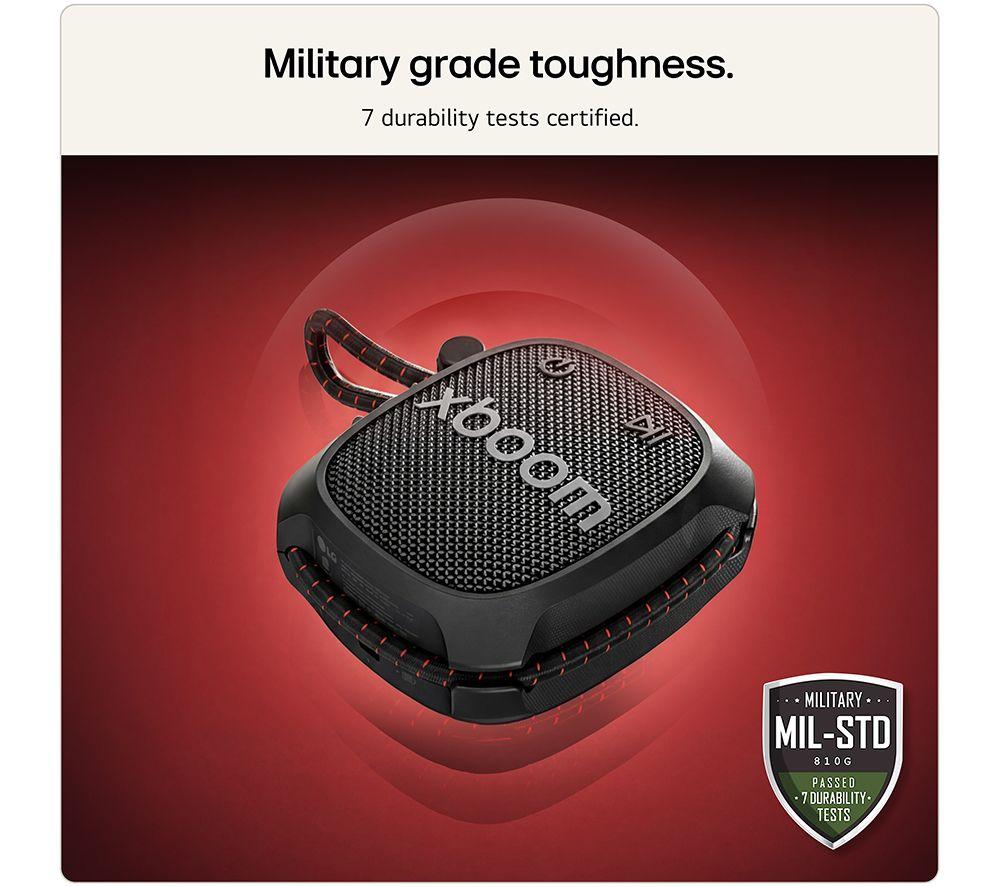 LG xboom Rock Portable Bluetooth Speaker - Red image number 6 of 15