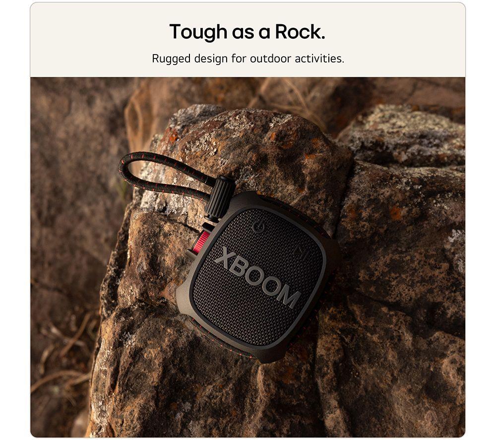 LG xboom Rock Portable Bluetooth Speaker - Red image number 9 of 15