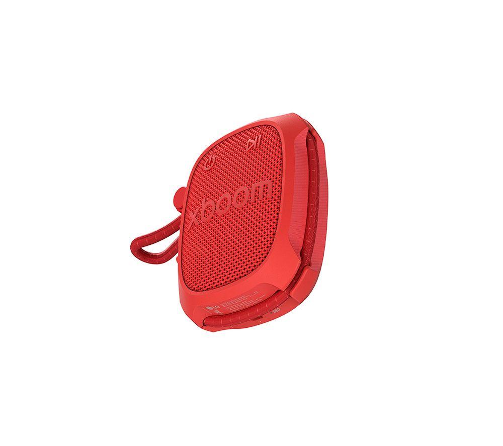 LG xboom Rock Portable Bluetooth Speaker - Red image number 11 of 15