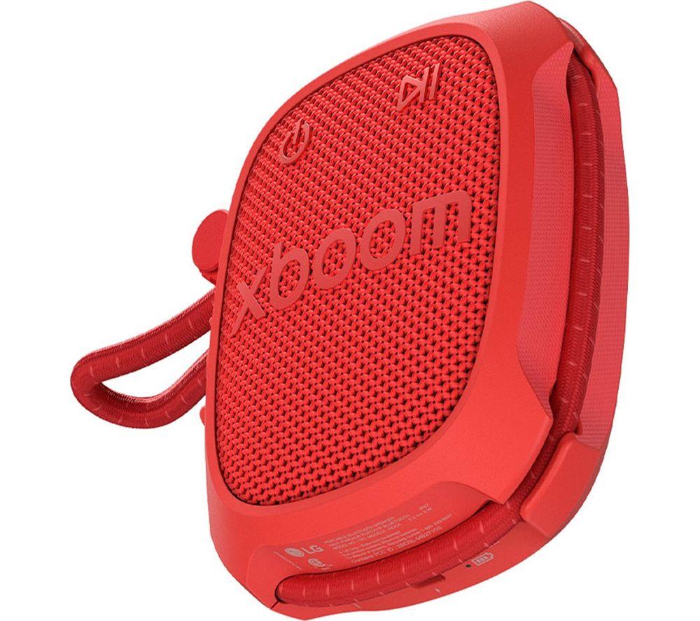LG xboom Rock Portable Bluetooth Speaker - Red image number 14 of 15