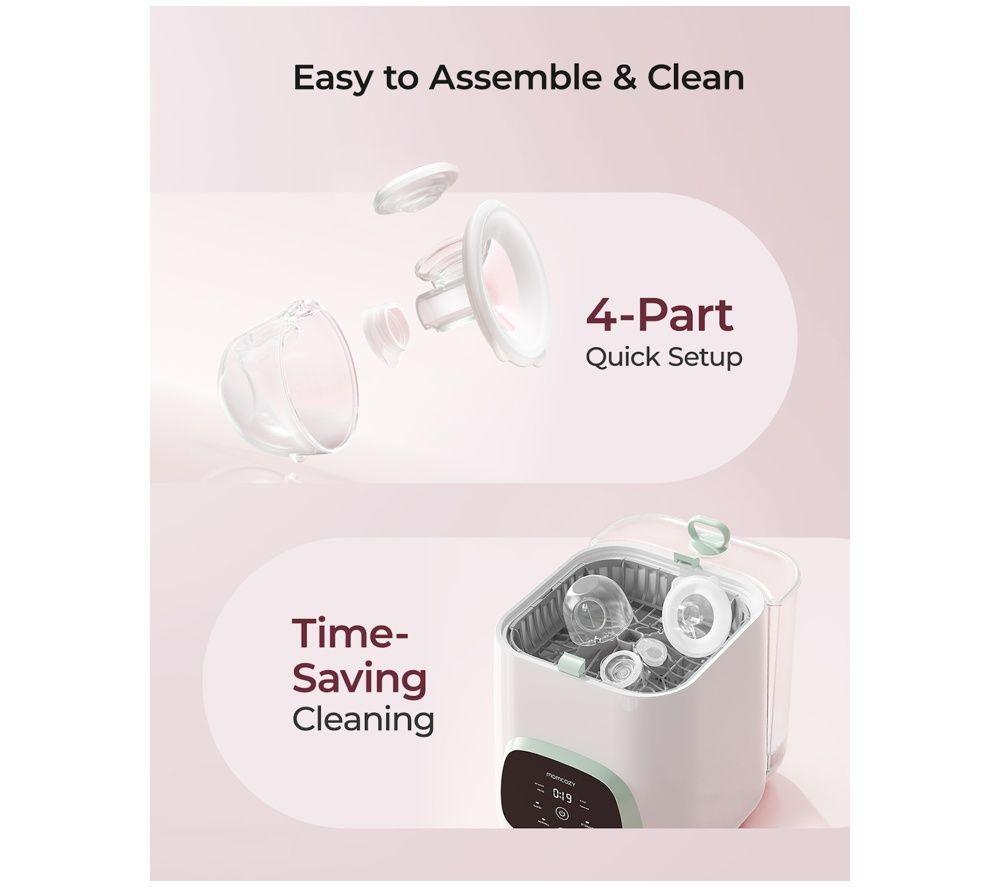 MOMCOZY S12 Pro+ Electric Wearable Breast Pump - White image number 4 of 4
