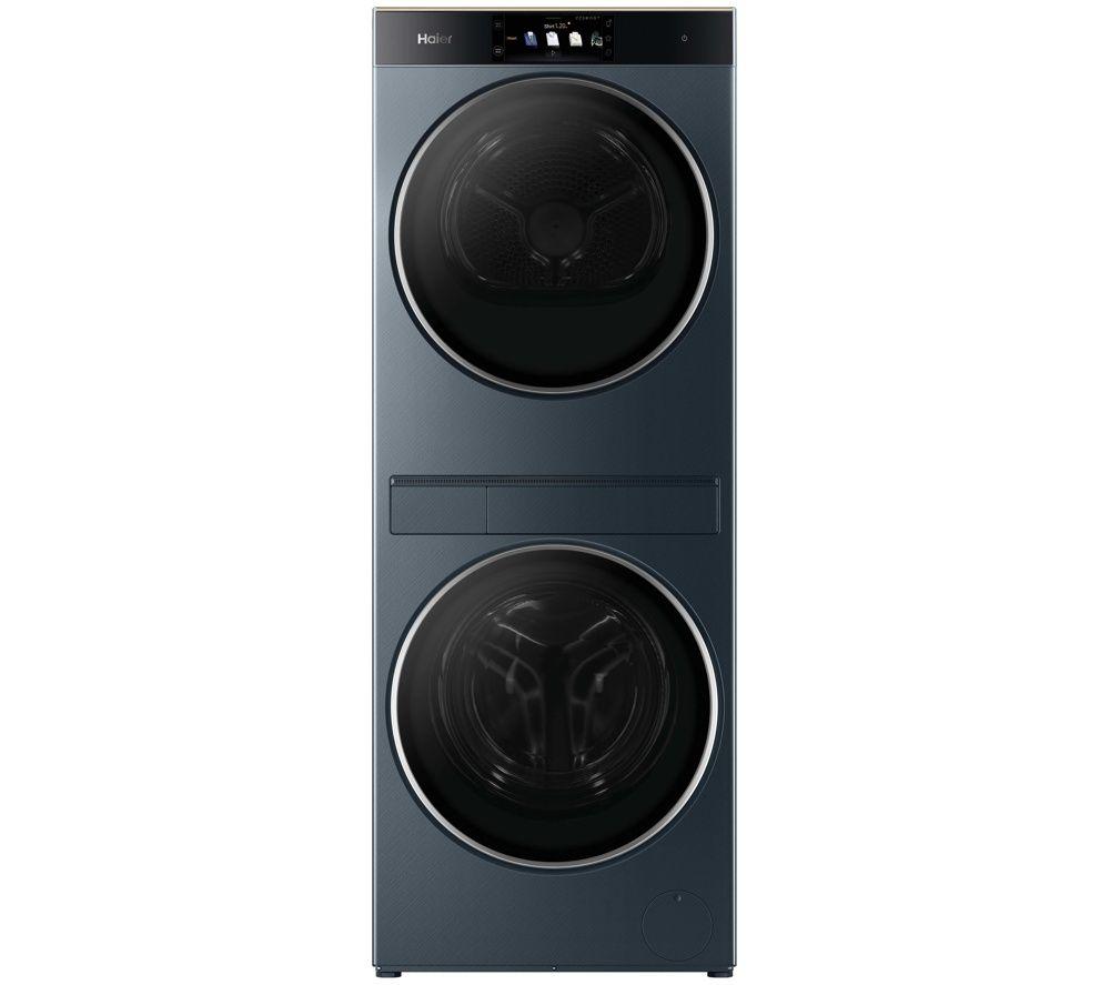 Haier Couture Laundry Centre Clc108-Gnu1-Uk Wifi-Enabled 10 Kg Stacked Washer Dryer - Graphite, Black