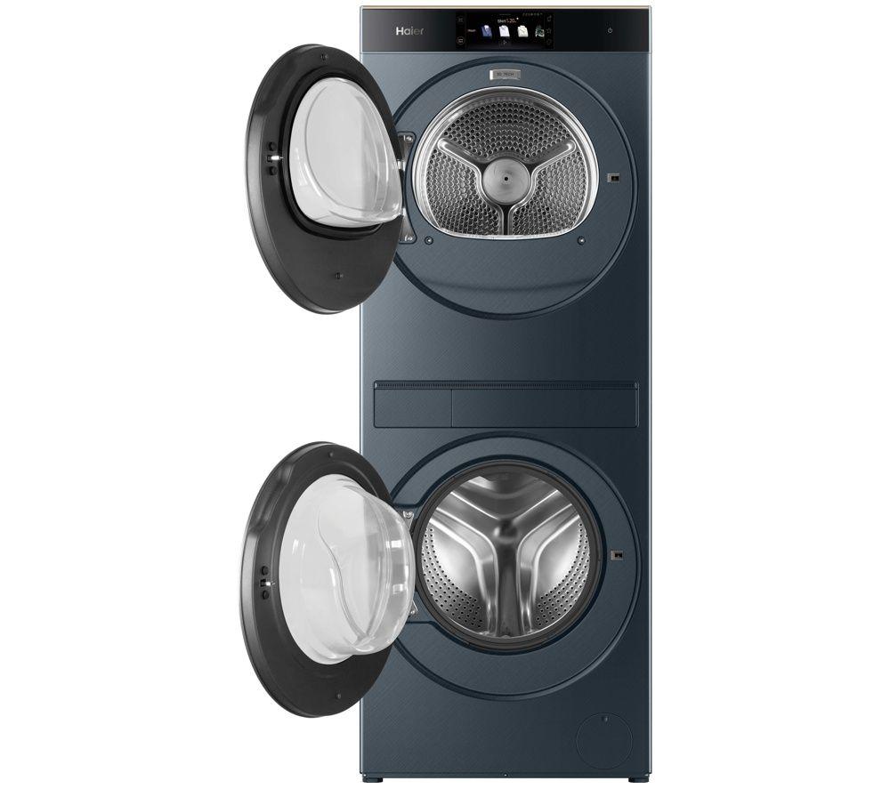 HAIER Couture Laundry Centre CLC108-GNU1-UK WiFi-enabled 10 kg Stacked Washer Dryer - Graphite image number 3 of 9
