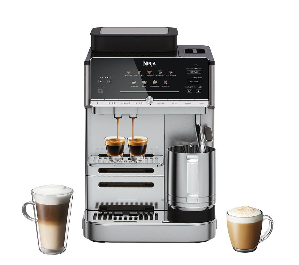 NINJA AutoBarista AE1001UK Bean-to-cup Coffee Machine Â– Stainless Steel & Black