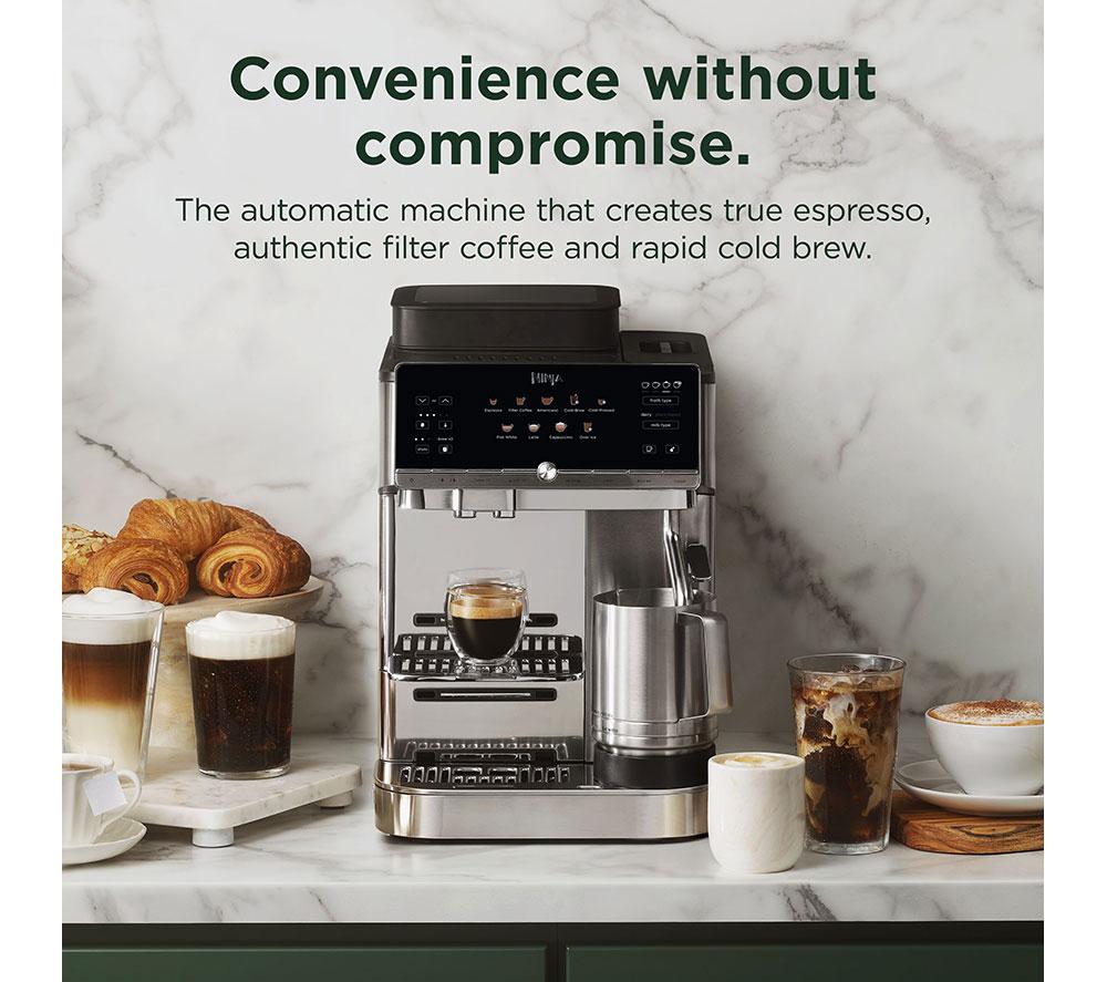 NINJA AutoBarista AE1001UK Bean-to-cup Coffee Machine &ndash; Stainless Steel & Black image number 2 of 8