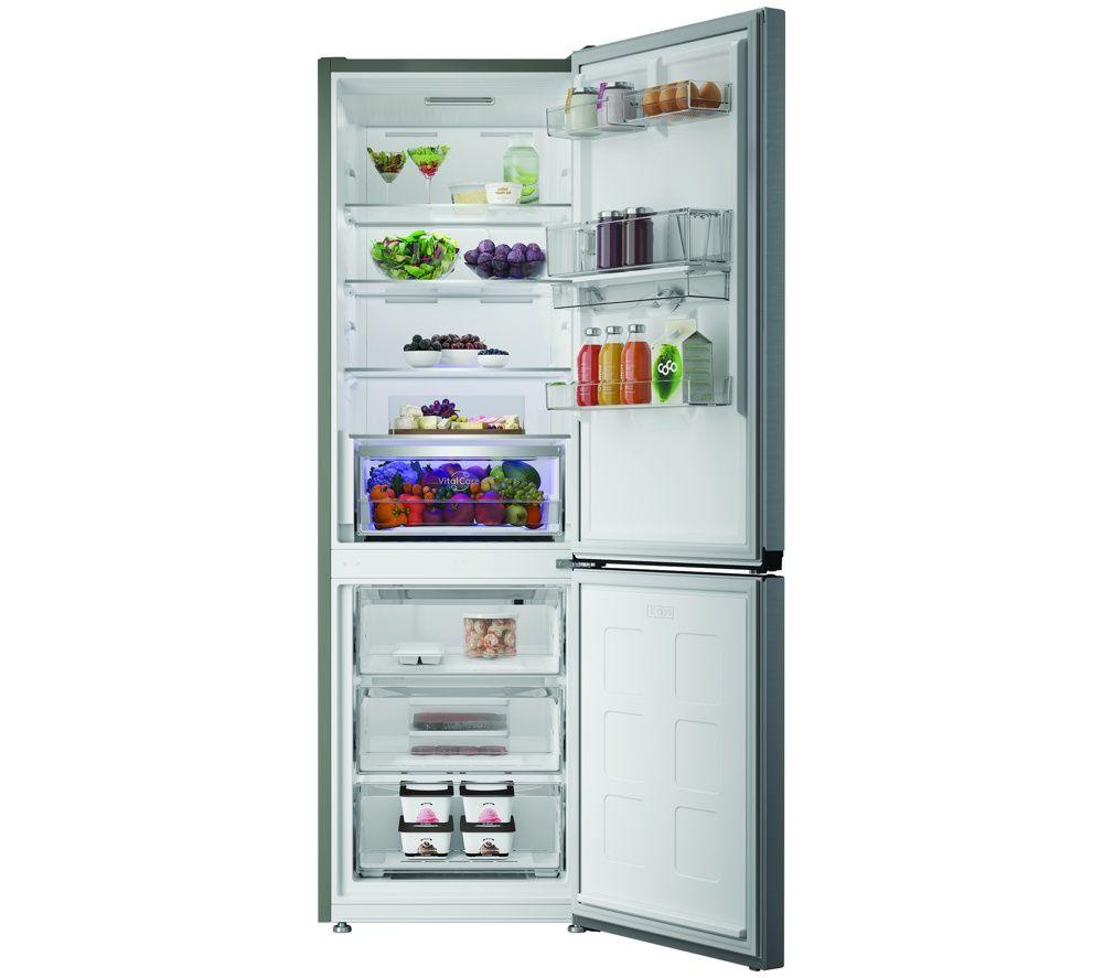 HOTPOINT VitalCare HPK 26371W XP4UKE 70/30 Fridge Freezer - Brushed Steel image number 7 of 7