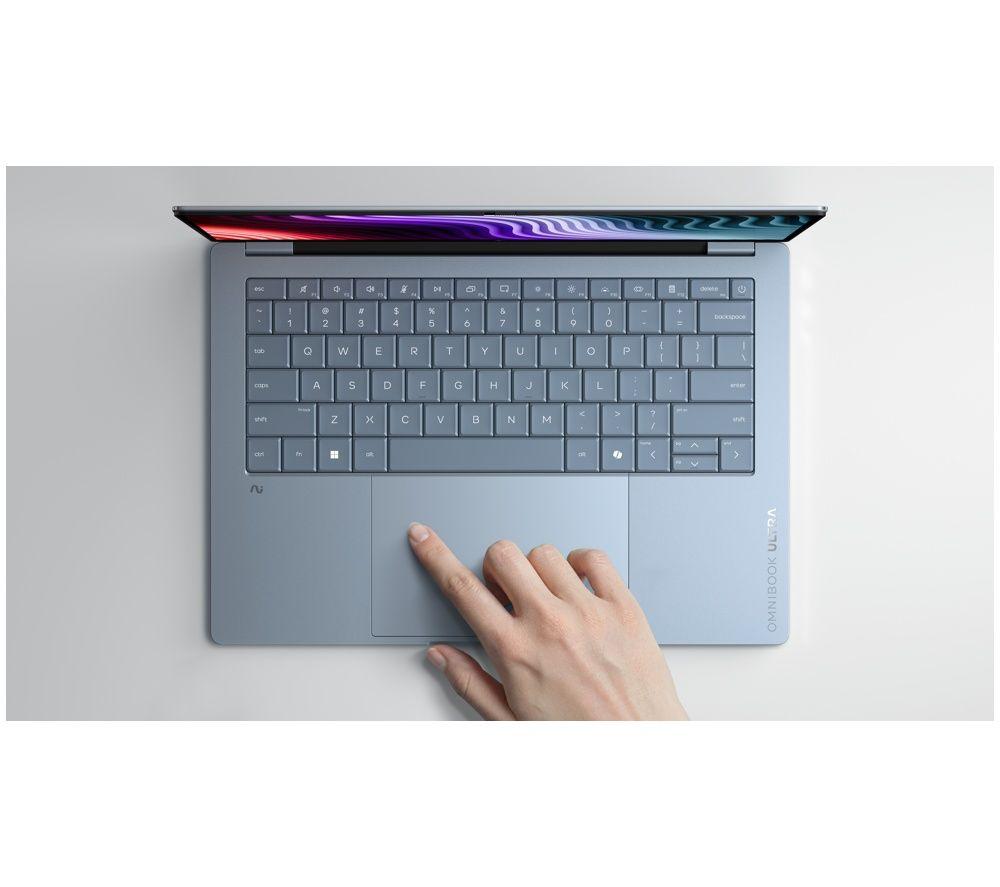 HP OmniBook Ultra 14" Laptop, Copilot+ PC - Snapdragon X2 Elite, 1 TB SSD, Stone Blue image number 9 of 9