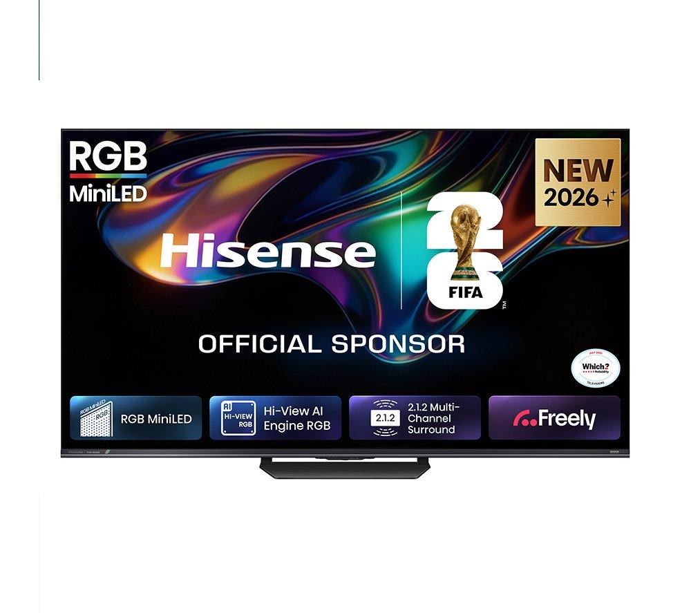 65inch Hisense UR8S  RGB Mini LED 4K 180Hz Smart AI TV with Freely - 65UR8STUK