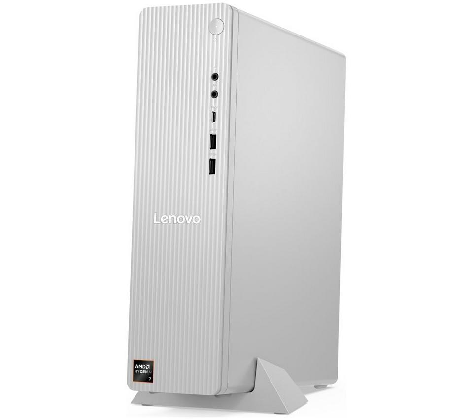 LENOVO IdeaCentre Tower Desktop PC - AMD Ryzen 7, 512 GB SSD, Grey