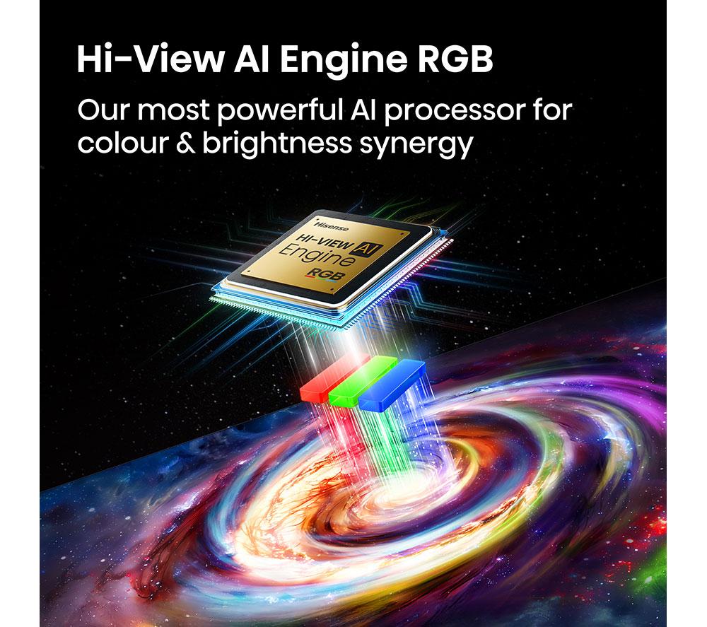 HISENSE UR8S 55" RGB Mini LED 4K 180Hz Smart AI TV with Freely - 55UR8STUK image number 6 of 15