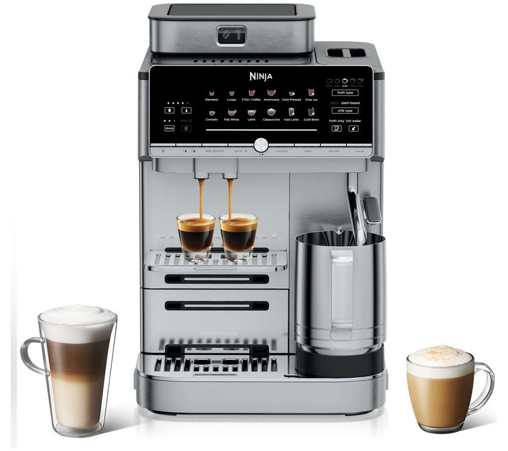 NINJA AutoBarista Pro AE1052UK Bean to Cup Coffee Machine with Thermal Carafe - Stainless Steel image number 7 of 9