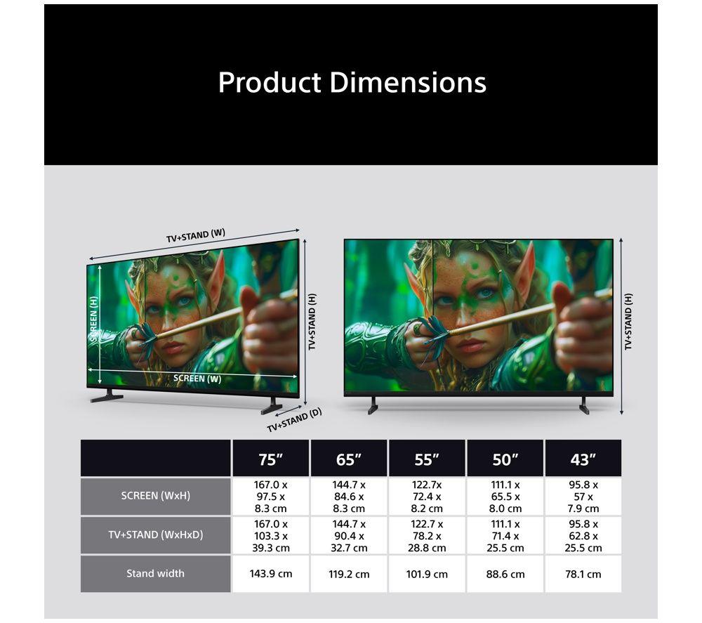 SONY BRAVIA 2 II 55&rdquo; Smart 4K HDR LED TV - K55S25M2PB image number 13 of 15