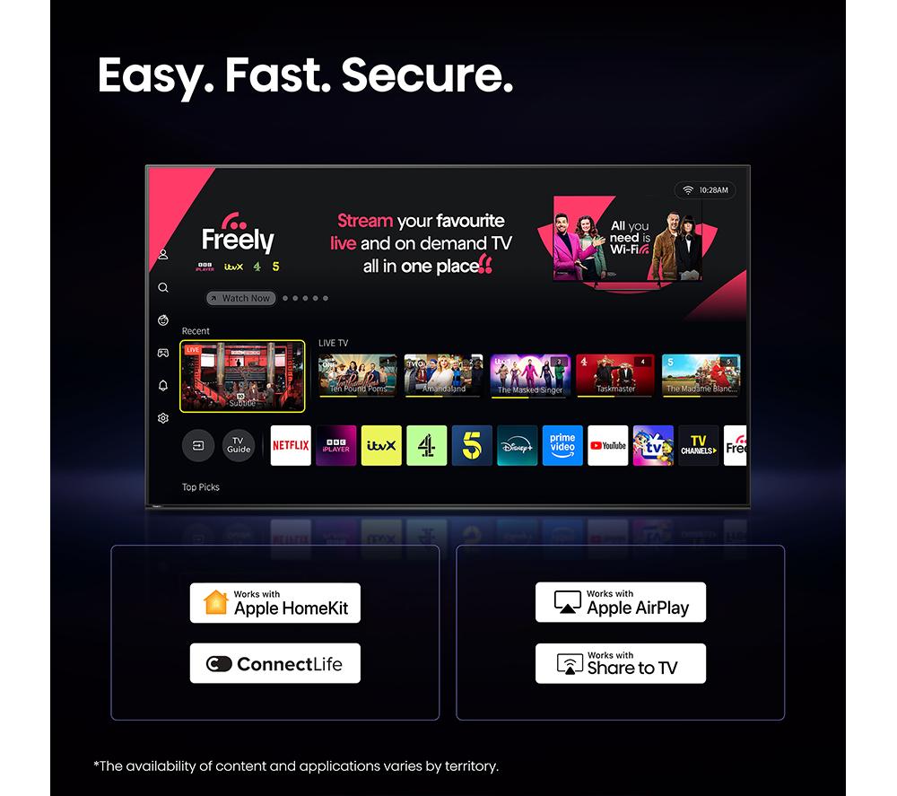 HISENSE A5S 50" QLED Full HD HDR Smart TV with Freely - 50A5STUK image number 11 of 14