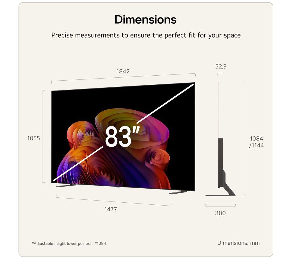 LG B6 83" OLED AI 4K HDR Smart TV 2026 - OLED83B6ELB image number 3 of 14