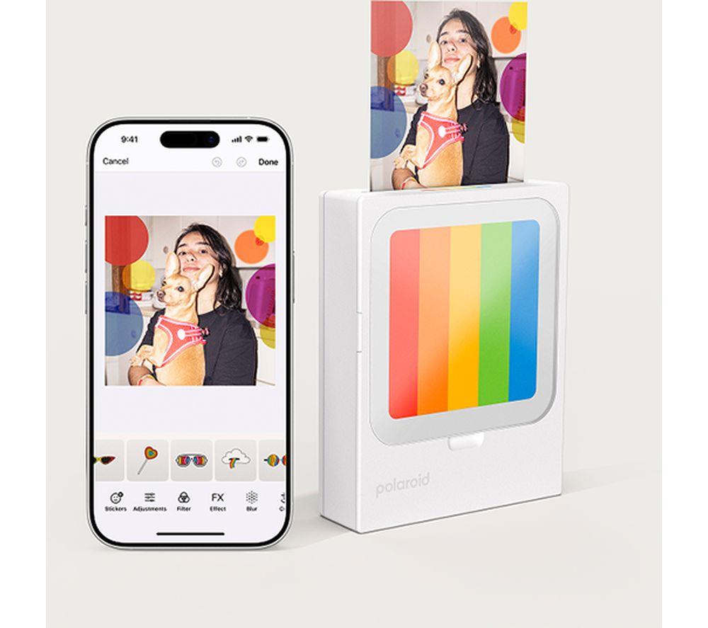 POLAROID Hi-Print 3x3 Photo Printer - White image number 2 of 10