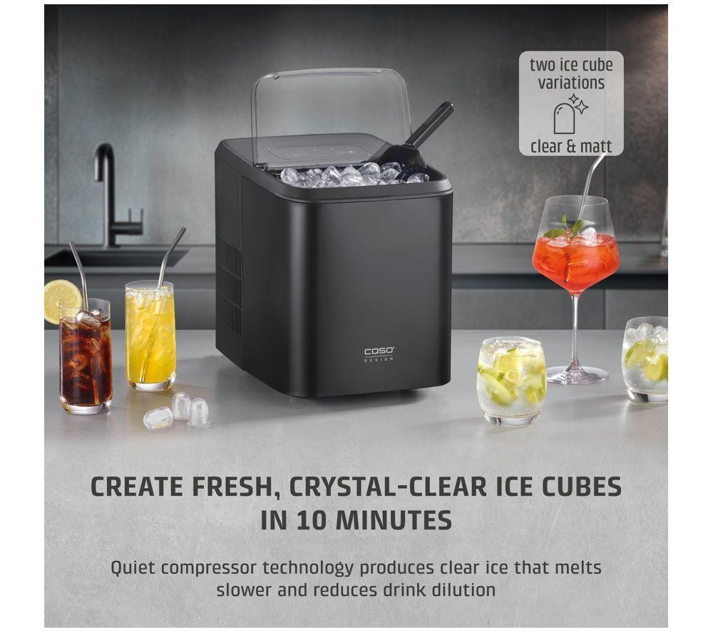 CASO Clear Ice Advanced Ice Cube Maker - Black image number 2 of 6