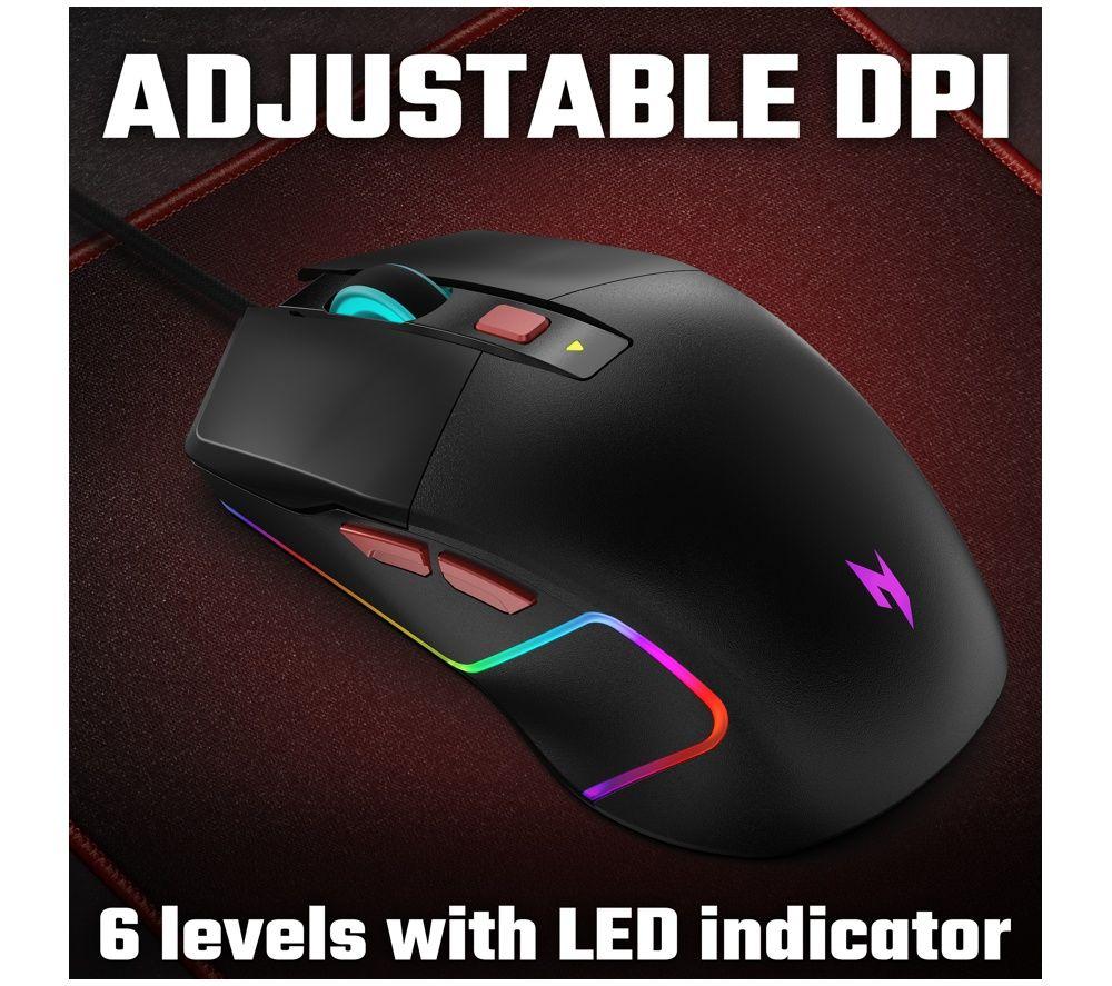 ACER Nitro NMW100 RGB Optical Gaming Mouse image number 4 of 5