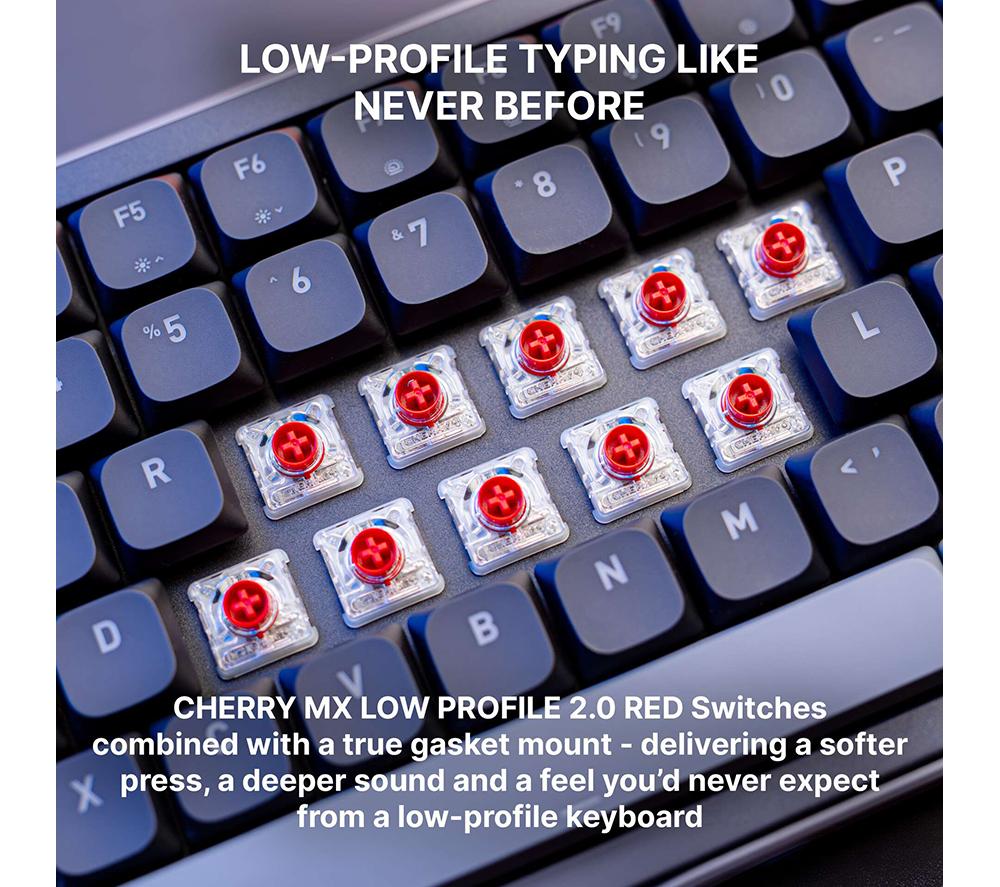 CHERRY XTRFY K63W Pro Compact Wireless Mechanical Gaming Keyboard - Black image number 8 of 9