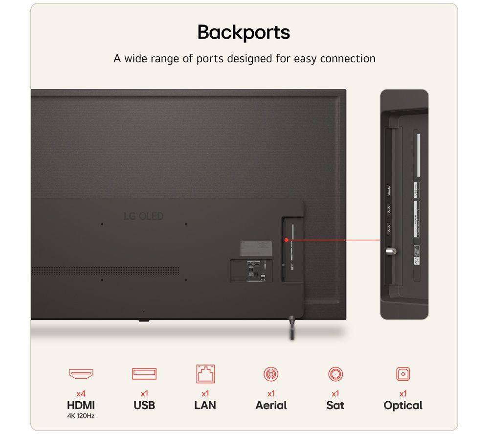LG B6 65" OLED AI 4K HDR Smart TV 2026 - OLED65B6ELC image number 7 of 8