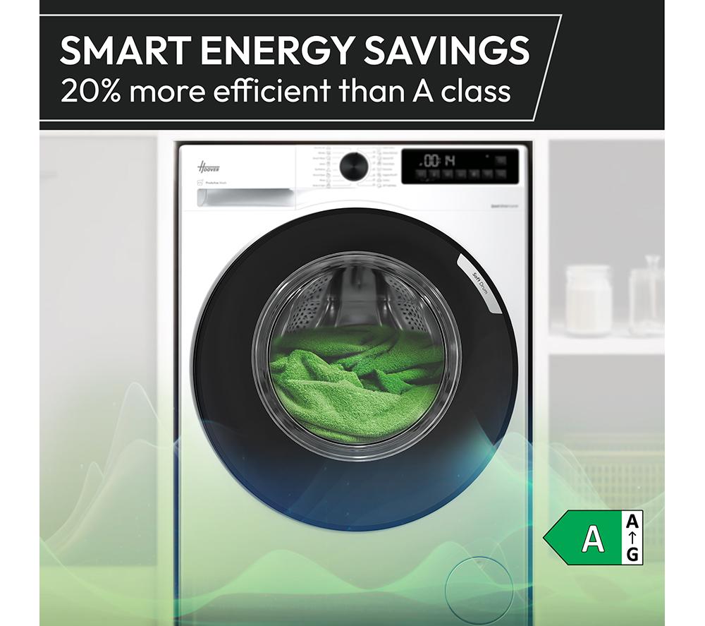 HOOVER Pro Wash Series 3 HBR 49SBL8J-80 9 kg 1400 Spin WiFi-enabled Washing Machine - Black image number 6 of 11