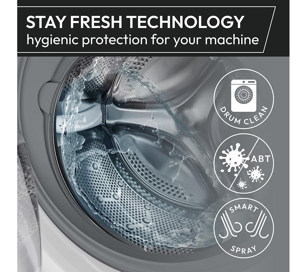 HOOVER Pro Wash Series 3 HBR 49SBL8J-80 9 kg 1400 Spin WiFi-enabled Washing Machine - Black image number 7 of 11