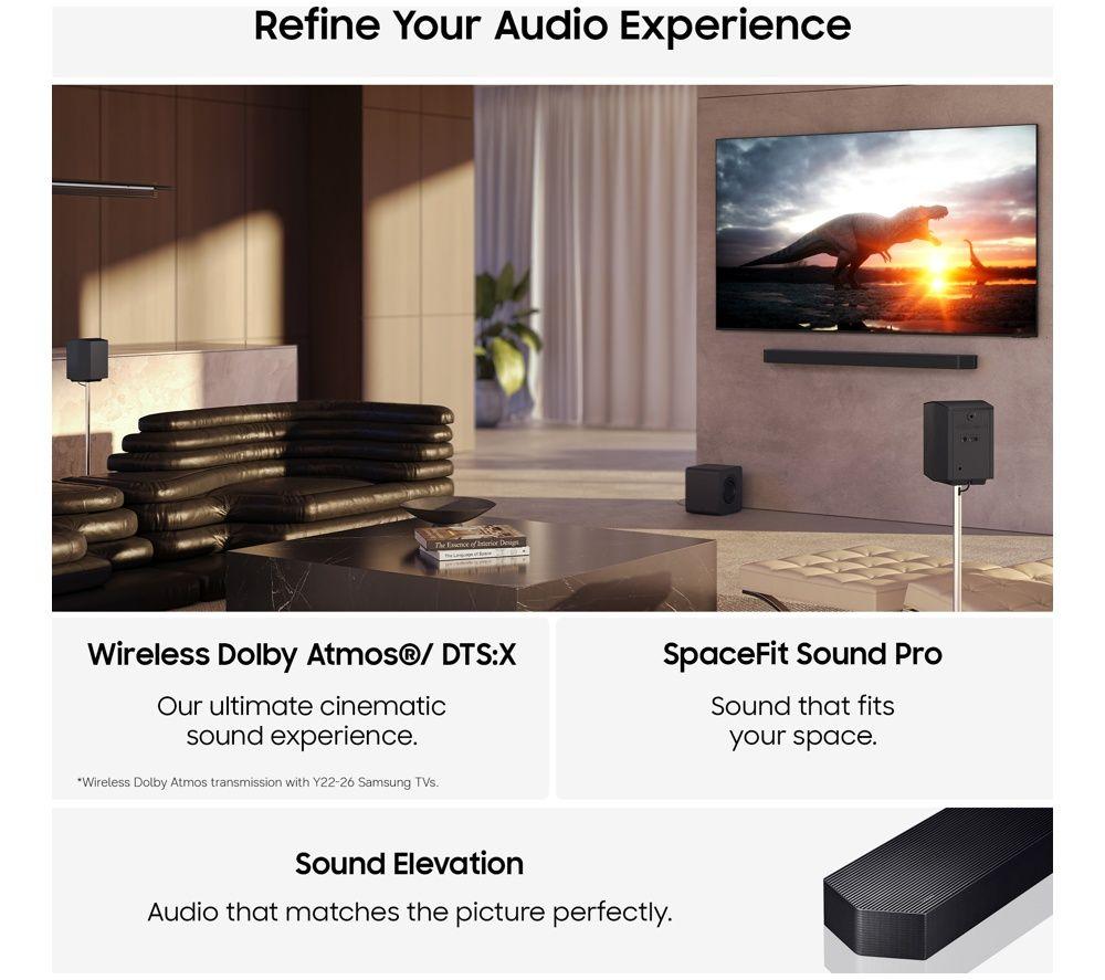 SAMSUNG HW-Q990H/XU 11.1.4 Wireless Sound Bar with Dolby Atmos & DTS:X image number 7 of 8