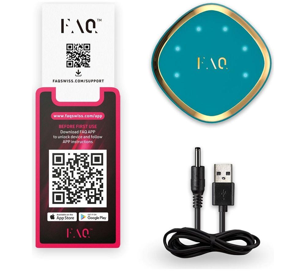 FOREO FAQ 301 Red LED Hair Strengthening Scalp Massager - Blue Emerald image number 5 of 8