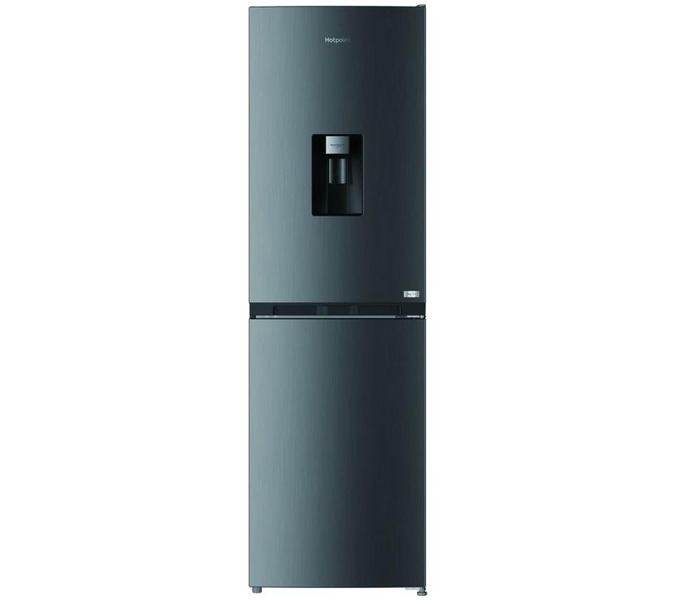 HOTPOINT Total No Frost VitalCare HPKF 3241W XP4UK 50/50 Fridge Freezer - Steel