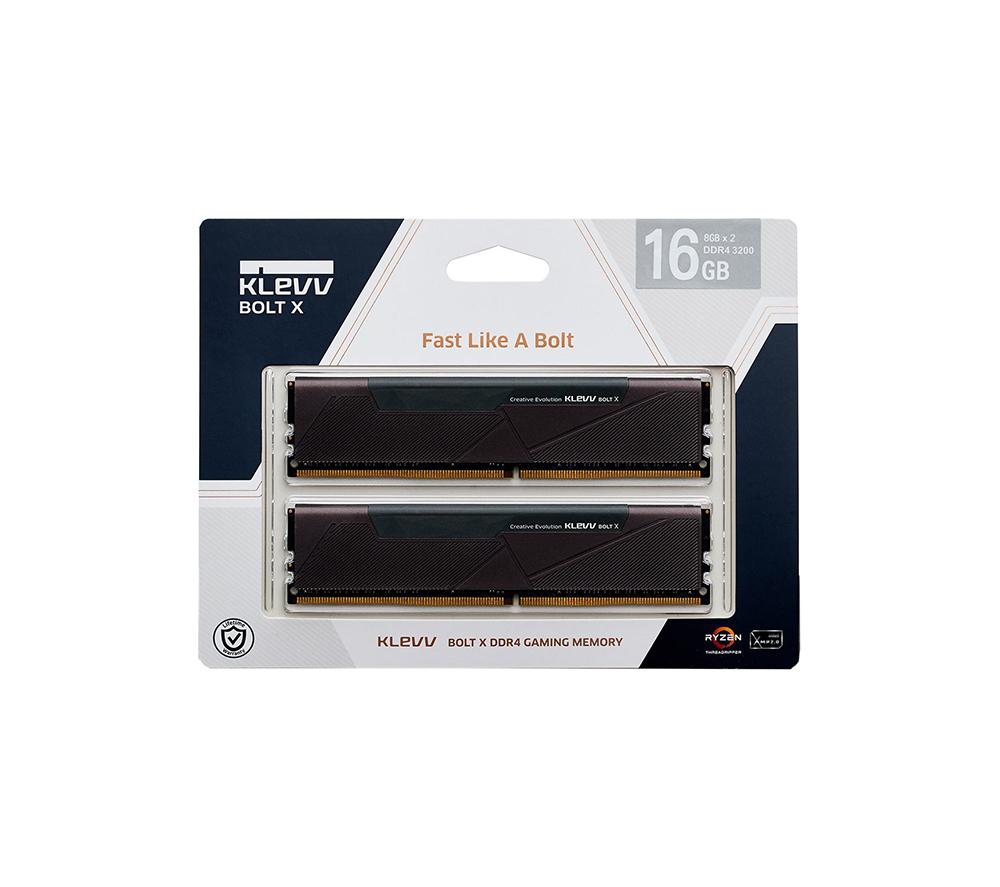 KLEVV BOLT X 16 GB DDR4 3200 MHz PC RAM - 2 x 8 GB image number 4 of 4