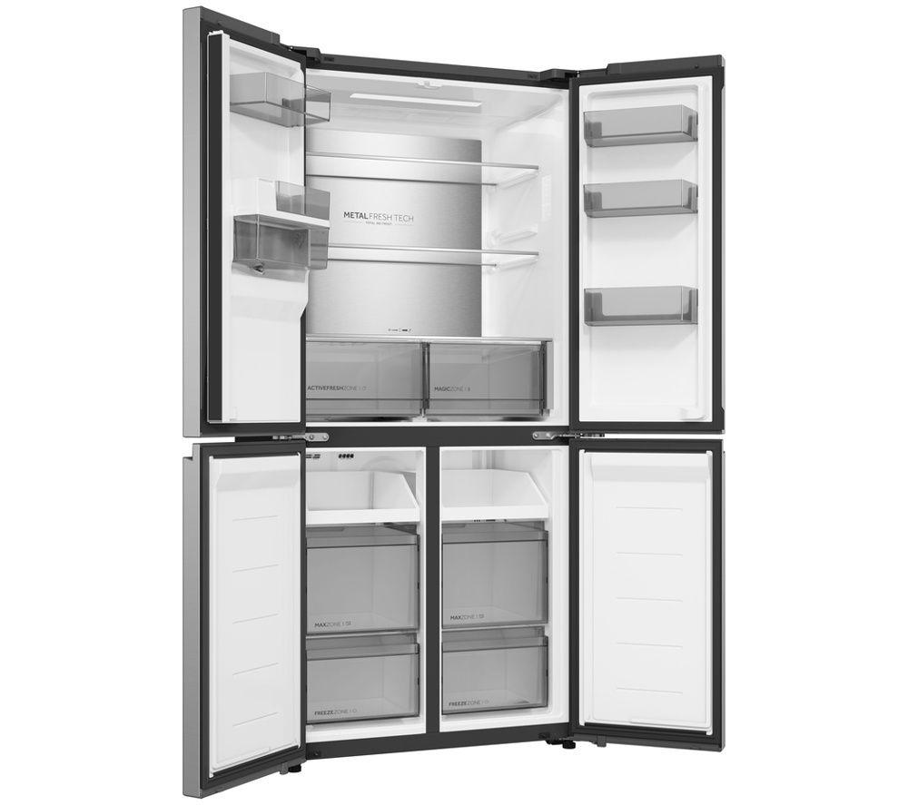 HAIER Cube Series 5 HCR58S18CWMM Fridge Freezer - Inox image number 4 of 6